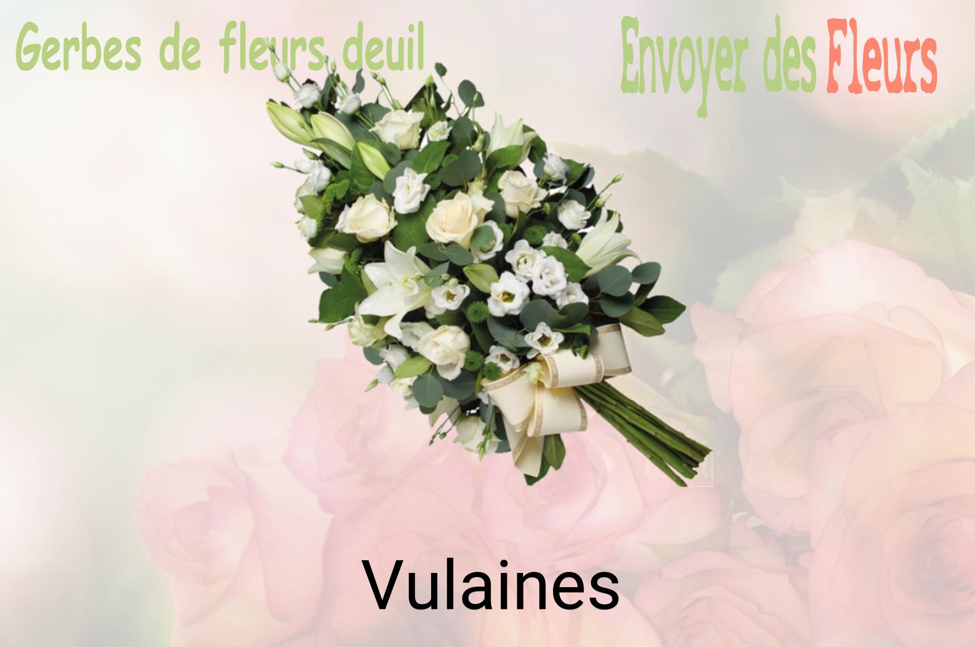 Gerbe de fleurs de deuil livrée à Vulaines